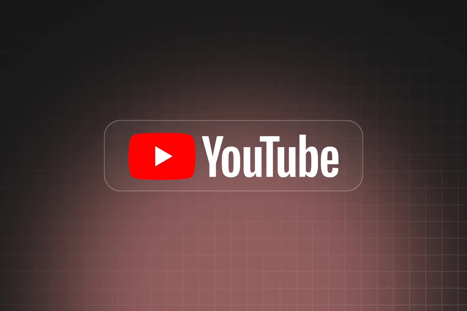 YouTube-Logo auf dunklem Hintergrund, symbolisiert das Potenzial von YouTube-Werbung, um Zielgruppen mit ansprechenden Videoanzeigen zu erreichen