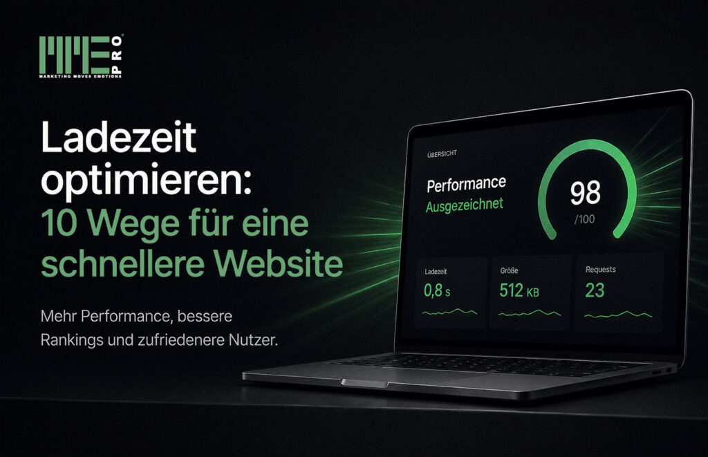 Ladezeit optimieren: 10 Wege, wie du deine Website schneller machst