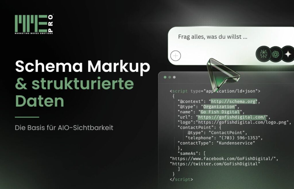 Schema Markup & strukturierte Daten: Basis für AIO